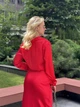 Женская блуза из шелка Армани Красный Maybel 2XL 506 (3925_5) - изображение 4