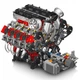Конструктор детский Mould King TECHNIC "ДВИГАТЕЛЬ V8" F488 серый 2718 деталей (10130) - изображение 1