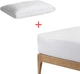 Набор U-tek Наматрасник FullCover Непромокаемый с резинкой по периметру 180x200 см + Подушка Teak De Pierre силиконизированные шарики 50x70 см (FCF180200+PTDP5070) - изображение 1