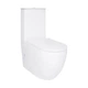 Напольный унитаз Qtap Robin New Ultra Quiet безободочный с сиденьем Soft-close WHITE QT13226083AW - изображение 1