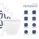 Унитаз подвесной Qtap Jay безободковый с сиденьем Soft-close QT07335176W - изображение 3