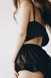 Чорна жіноча піжама з шовку Perfect Female Чорний L (146PJ-20SS-bl) - изображение 4