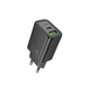 Сетевой зарядний пристрій HOCO N63 Gentle PD30W+QC3.0 [ID: 2649549622] charger (EU) Black - зображення 1