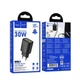 Сетевой зарядний пристрій HOCO N63 Gentle PD30W+QC3.0 [ID: 2649549622] charger (EU) Black - зображення 2