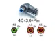 Зарядний пристрій HP 19.5V 2.31A 45W (4.5*3.0+Pin Blue)(Квадратний з вилкою) - зображення 2