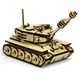 Деревянный 3D Конструктор Handy Games Танк M60 105 деталей (HG-0012) - изображение 1