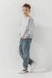 Свитшот однотонный унисекс First Kids 0069 140 см Светло-серый shop (2000990952554) - изображение 8