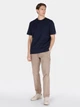 Футболка хлопковая длинная мужская Colin's CL1073378NAV S Navy (8684112620022) - изображение 3