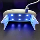 Мини лампа для сушки гель-лаков SUN mini 6w+UV, складная полимеризационная с питанием от USB Белый - изображение 8