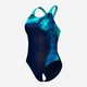Купальник слитный женский Arena Dreamhline Swimsuit V Back 008328-780 36 Синий/Бирюзовый (3468337419013) - изображение 11