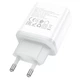 Сетевое зарядное устройство Hoco C105А (USB/USB-C/PD20W/QC3.0)- белый - изображение 2