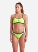 Купальник роздільний жіночий Arena Icons Bikini Cross Back Solid 005037-660 40 Салатовий (3468337529255) - зображення 4