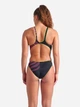 Купальник слитный женский Arena One Stream Swimsuit 008953-560 34 Черный/Розовый (3468337505532) - изображение 5