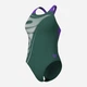 Купальник суцільний жіночий Arena Bright Glare Swimsuit V Back 008930-690 44 Зелений (3468337533696) - зображення 6