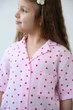 Пижака (рубашка короткий рукав и шорты) детские 110 с сердечками - изображение 5