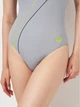 Купальник суцільний жіночий Arena Trail Swimsuit V Back 009022-520 38 Сірий (3468337535959) - зображення 3