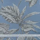 Ткань жаккард Гария листья голубые (258г/м.кв305см пог.м) 164885 - изображение 3