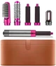 Фен-щетка для разных типов волос 5 в 1 EM Hot Air Styler Стайлер с функциями придания объема выпрямления Серый с футляром - изображение 5