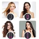 Фен-щетка для разных типов волос 5 в 1 EM Hot Air Styler Стайлер с функциями придания объема выпрямления Серый с футляром - изображение 7
