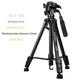 Штатив Yunteng VCT-60 для смартфона и DSLR-камеры 50–156 см из алюминиевого сплава, нагрузка до 3 кг (53CC032868CE) - изображение 4