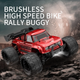 Радіокерована машинка KFPLAN KF18 Brushless 1:14 4WD, RC монстр трак до 55 км/год, безщітковий позашляховик, дрифт авто на пульті - зображення 12