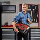 Сумка для инструментов Einhell Красная с черным полиэстером 29х45х22 см с плечевым ремнем (4530074) - изображение 2