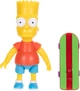 Ігрова фігурка JAKKS Pacific Simpsons Bart Figure with Skateboard Барт зі скейтбордом, 10см - зображення 2
