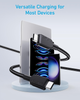 Kabel Anker USB-C to USB-C 240W 0.9m Black (A81D5H11) - obraz 3