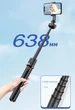 Гнучкий трипод - штатив Flexible Tripod (63,8 см max довжина) для телефону, фото, відео (екшн камери, фотоапарата з різьбою в 1.4'') / Bluetooth пульт / Восьминіг - селфі палиця з місцем для лампи-мікрофона - зображення 3