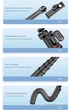 Гнучкий трипод - штатив Flexible Tripod (63,8 см max довжина) для телефону, фото, відео (екшн камери, фотоапарата з різьбою в 1.4'') / Bluetooth пульт / Восьминіг - селфі палиця з місцем для лампи-мікрофона - зображення 8