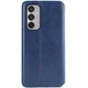 Кожаный чехол-книжка GETMAN Cubic для Samsung Galaxy M35 5G Синий - изображение 2