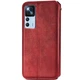 Кожаный чехол-книжка GETMAN Cubic для Xiaomi 12T / 12T Pro Красный - изображение 2
