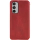 Кожаный чехол-книжка GETMAN Cubic для Samsung Galaxy M35 5G Красный - изображение 2