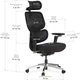 Кресло Mealux D2 Air Fabric Black (HF-D2 F/B) - изображение 6