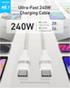 Кабель Anker USB-C to USB-C 240W 0.9m White (A81D5H21) - зображення 4
