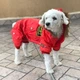 Зимний комбинезон для собак USA XL Красный - изображение 8