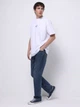 Футболка хлопковая длинная мужская Colin's CL1077190OFW L Off White с принтом (8684112936079) - изображение 3