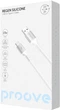 Кабель Proove ReGen Silicone USB to Type-C 3 A 1 м White (621810003) - изображение 2