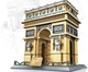 Конструктор 3D Wange Архітектура Тріумфальна арка Париж Arc de Triomphe Paris для дітей та дорослих,3Д, 1391 деталь різнокольоровий 5223 - зображення 8