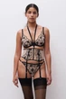 Пояс для панчіх Chantelle 42(S) Чорний-рожевий (115439) - зображення 1