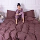 Комплект постельного белья MirSon Satin&nbsp;Stripe 30-0006&nbsp;Dark&nbsp;Brown 220х240 King Size (2200005249475) - изображение 8