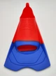 Ласты для плавания Zoggs Ultra Blue тренировочные короткие силиконовые ласты для бассейна 33/34 (20,5 см) Красный,синий (311389) - изображение 6