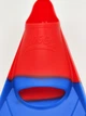 Ласты для плавания Zoggs Ultra Blue тренировочные короткие силиконовые ласты для бассейна 33/34 (20,5 см) Красный,синий (311389) - изображение 7