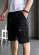 Чоловічі шорти карго MonsterBrand XXXL (56) Чорні - зображення 4