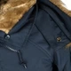 Парка зимняя с мехом женская Alpha Industries Altitude W Parka M Темно-синяя - изображение 8