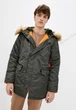 Парка Alpha Industries Slim Fit N-3B Parka 3XL Replica Grey/Orange - изображение 10