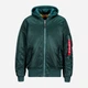 Бомбер мужской Alpha Industries MA-1 Natus MJM47506C1 XS Темно-зеленый (640631791054) - изображение 5