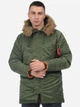 Парка Alpha Industries Slim Fit N-3B Parka 3XL Sage/Orange - изображение 1