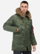 Парка Alpha Industries Slim Fit N-3B Parka 3XL Sage/Orange - изображение 4