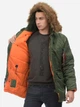 Парка Alpha Industries Slim Fit N-3B Parka 3XL Sage/Orange - изображение 5